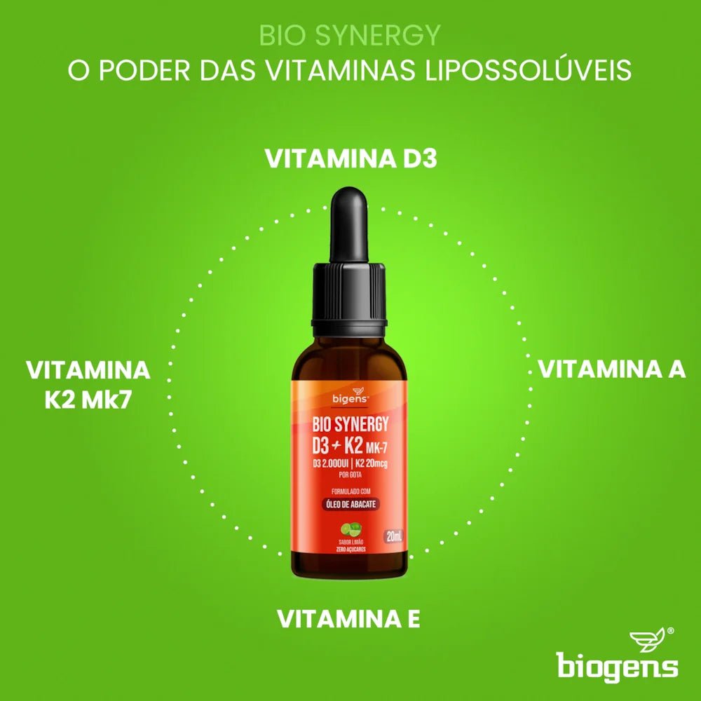 Bio Synergy | Vit. A, D, K e E 20ml - Bigens