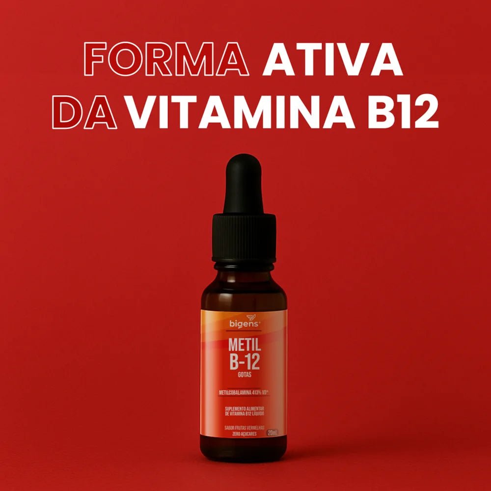 Metil B12 em gotas | Metilcobalamina 20ml - Bigens