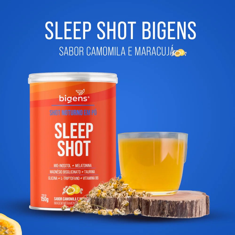 Sleep Shot | 7 ingredientes em apenas 1 shot 150g - Bigens